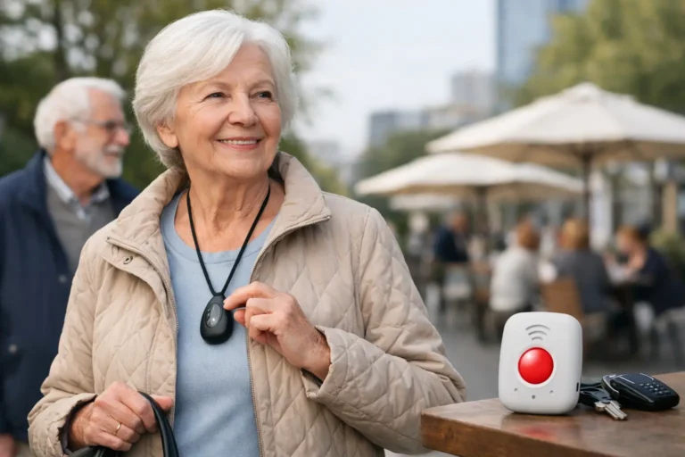 An Elderly Alarm Away From Home: What Works?