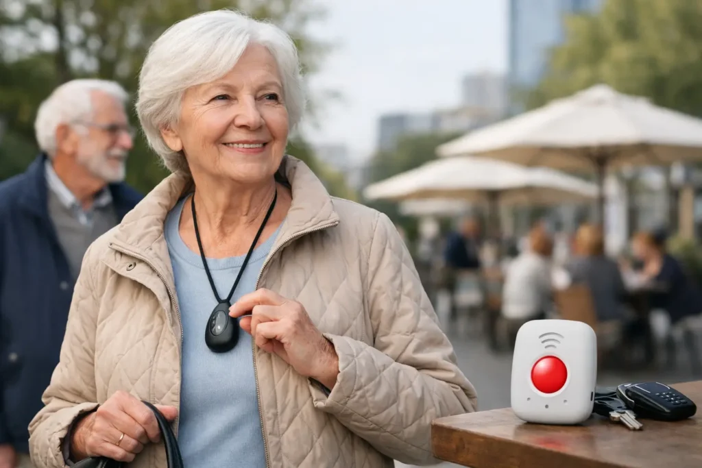 An Elderly Alarm Away From Home: What Works?