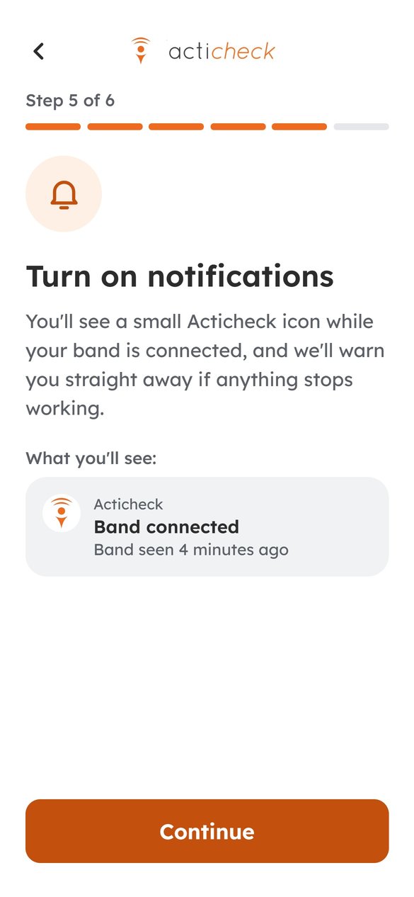 Step 5: turning on notifications